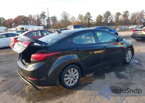 2015 Hyundai Elantra Se from USA, damaged, VIN 5NPDH4AE4FH621085